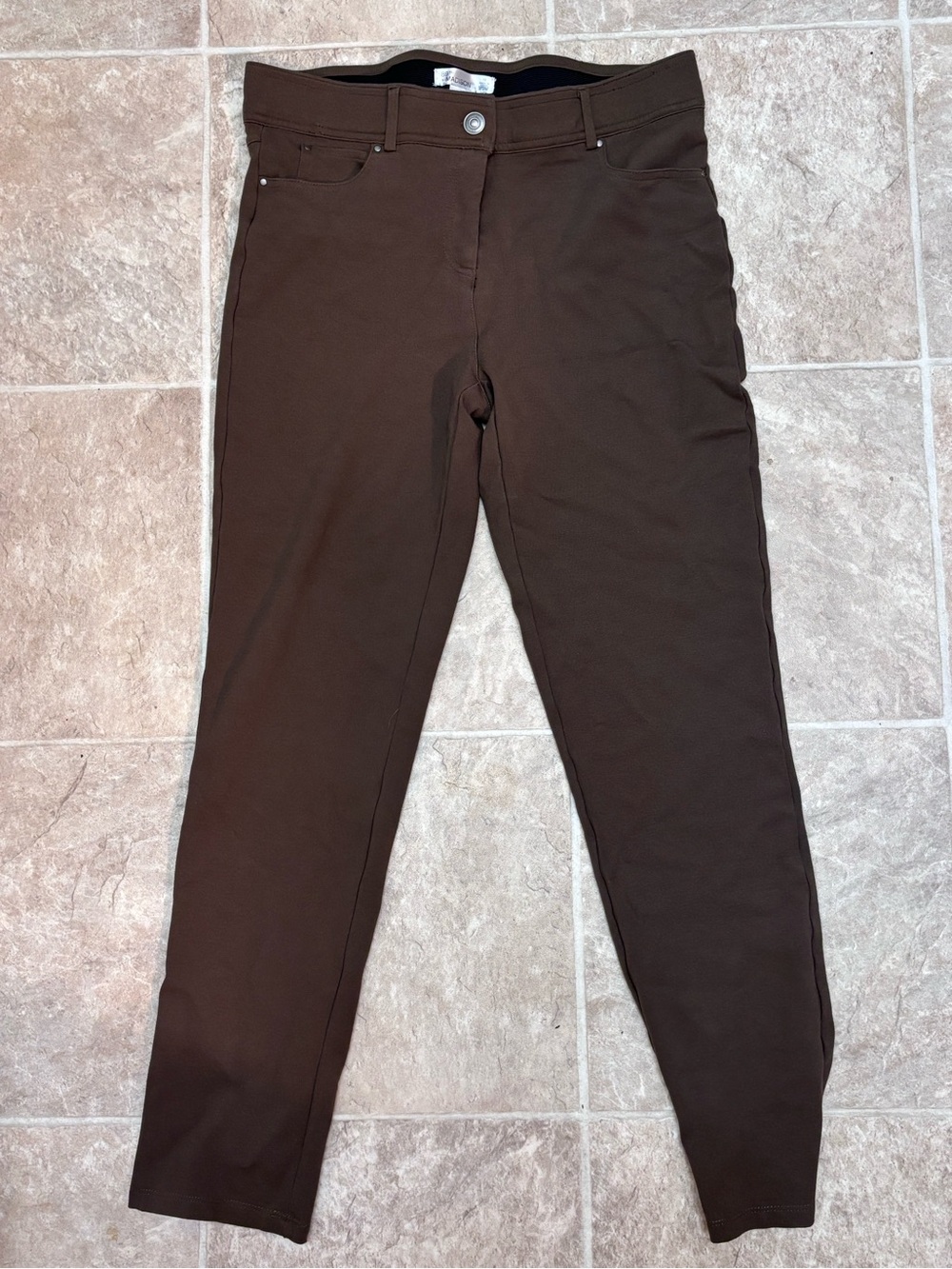89th & Madison Brown Stretch Pants